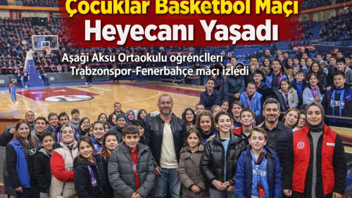 Çocuklar Basketbol Maçı Heyecanı Yaşadı